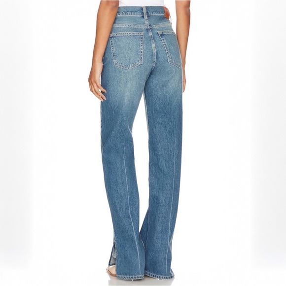 Anine Bing NWT Roy Jean in Nordic Blue Straight Bootcut - Picture 4 of 16